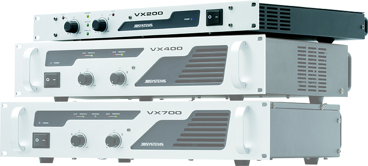 JB VX-200 2x110W RMS, 4 Ohm / 2x65W RMS, 8 Ohm