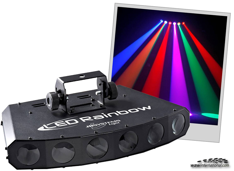 JB LED Rainbow DMX 6 x 3 Watt RGB LEDs