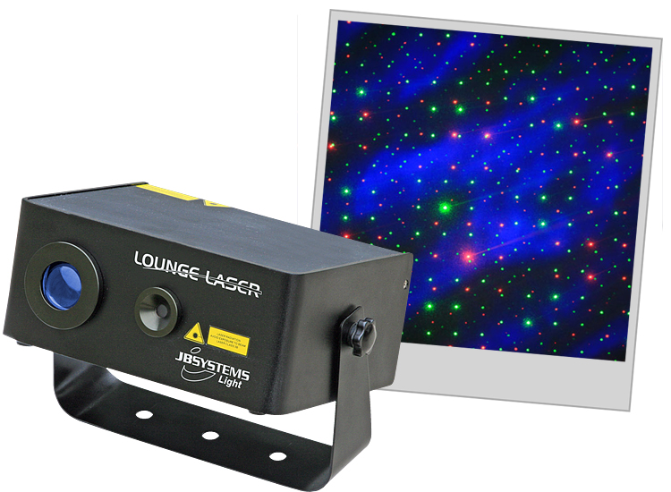 JB Lounge Laser DMX 80mW R - 30mW G - 5W LED Blue