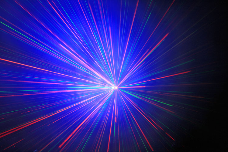 JB Lounge Laser DMX 80mW R - 30mW G - 5W LED Blue