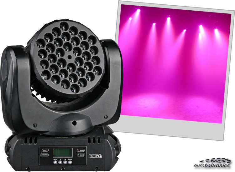 Briteq BT W36 L3 36 x 3 Watt CREE-LEDs Moving Wash