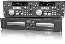 SYNQ CDX 2 PRO Double CD & MP3 Player w/text