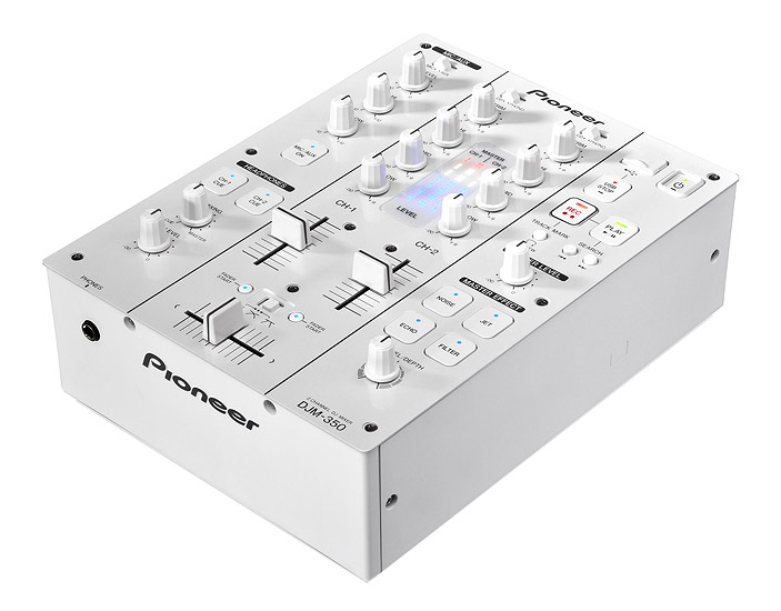 Pjece Rejse tiltale Underinddel Pioneer DJM-350-W 2 Channel Effects Mixer (Pwhite) :: Euro Baltronics -  online shop for sound, light and effects