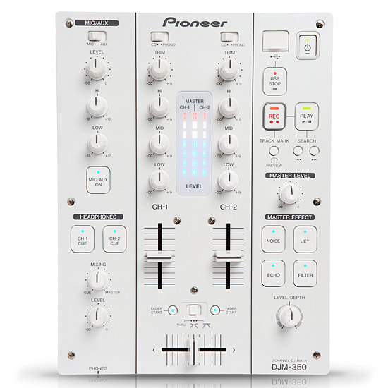 Pioneer DJM-350-W Channel Effects Mixer :: Euro Baltronics - online shop for sound, light and effects