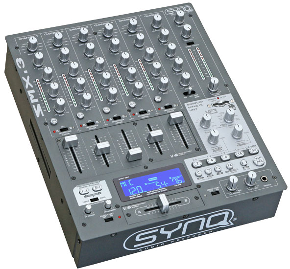 SYNQ SMX-3 PRO DJ Mixer DSP Effects, Sampler :: Euro Baltronics - online for sound, light and effects