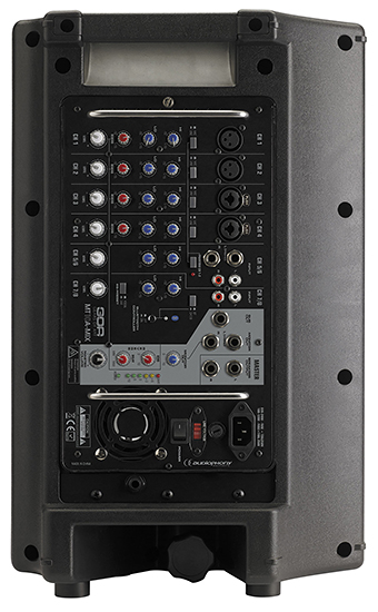 powered speaker with mixer