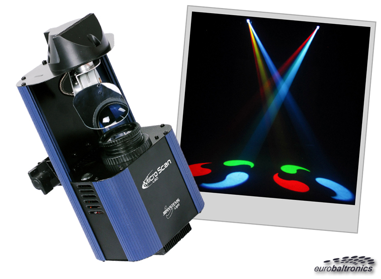 JB LED Micro Scan DMX 5ch. (10 Watt White LED)
