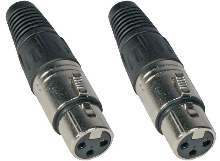 JB XLR Connector 3p. Female - 2pcs :: Euro Baltronics - online shop for ...