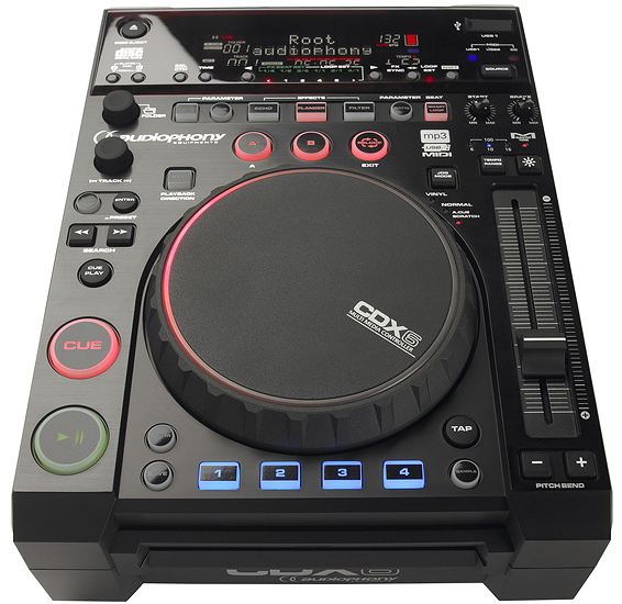 Audiophony CDX6 Pro Midi, USB, MP3, CD Player :: Euro Baltronics ...