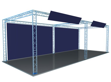 Construction Stand 013 4x6.3m - 7x12.3m, H: 2.5m - 4.5m :: Euro ...